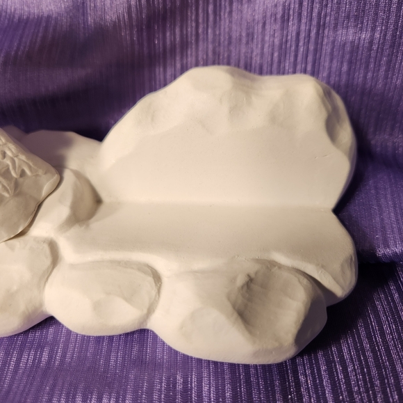 Vintage Cramer 1980 You Paint Ceramic Bisque Owl Business Card Holder - Picture 7 of 11